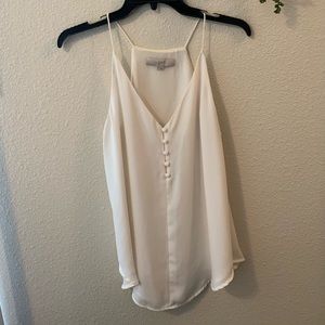 Loft white cami